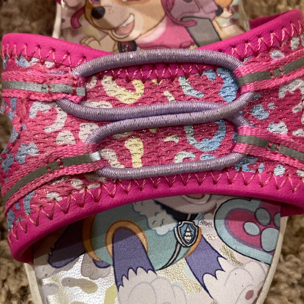 Paw Patrol Bright Pink Girls' Character Sandals - Picture 4 of 4